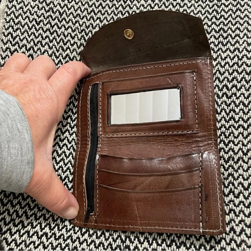 Vintage Tooled Leather Wallet